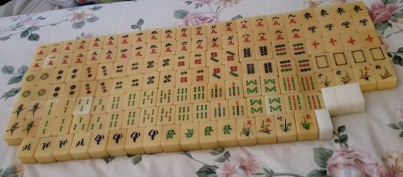 Vintage Chinese Ivory Mahjong FromThe 50'S Rare