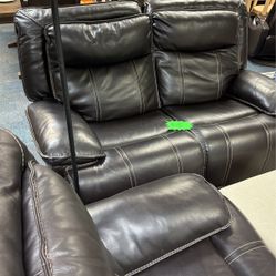 Sofa And Love Seat Leather Set