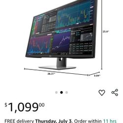 43" Dell Monitor - Great Condition - 350 Obo