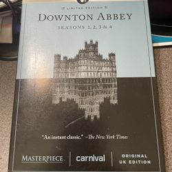 Downton Abbey DVD set- seasons 1-4 PBS Limited Edition TV series 