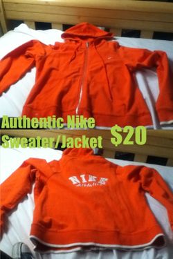 Authentic Nike Athletic Sweater Hoodie Jacket