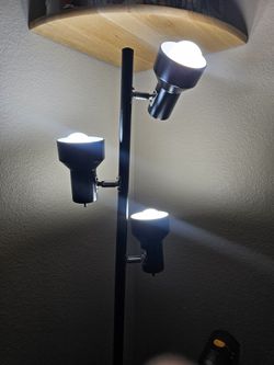 Modern 3-Light Floor Lamp – Very Bright, Adjustable Heads