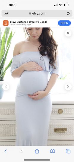 Maternity Dress/maternity Gown/baby Shower Dress 