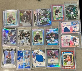 NFL Rookie Card Jeanty, Hurts, Bowers, Skattebo, Nix Amon-Ra, Stroud, Gibbs Numbered Patch Auto