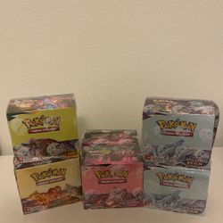 Sealed Pokemon Booster Pack Boxes