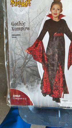 Kids costume gothic vampire