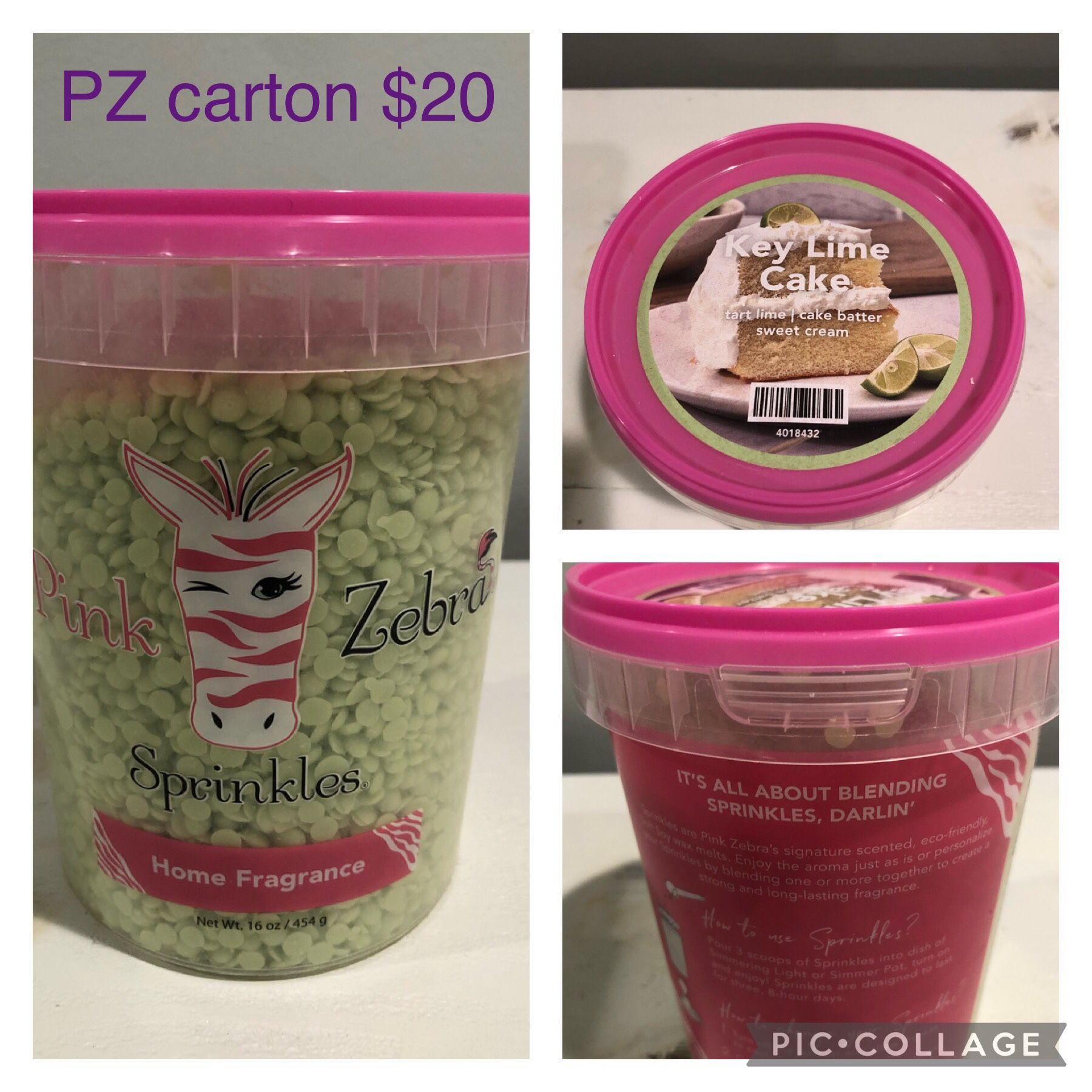Smell Good SPRINKLES! Pink Zebra