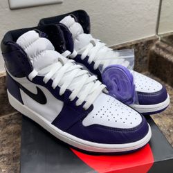 Jordan 1 Court Purple