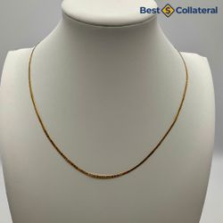 14k Gold Herringbone Chain