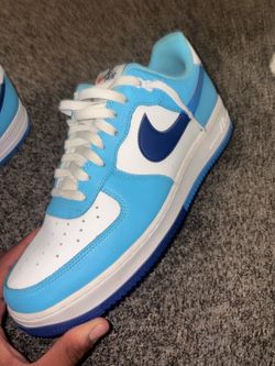 Blue and white, size 13 worn but in very good condition Air Forces for only $100