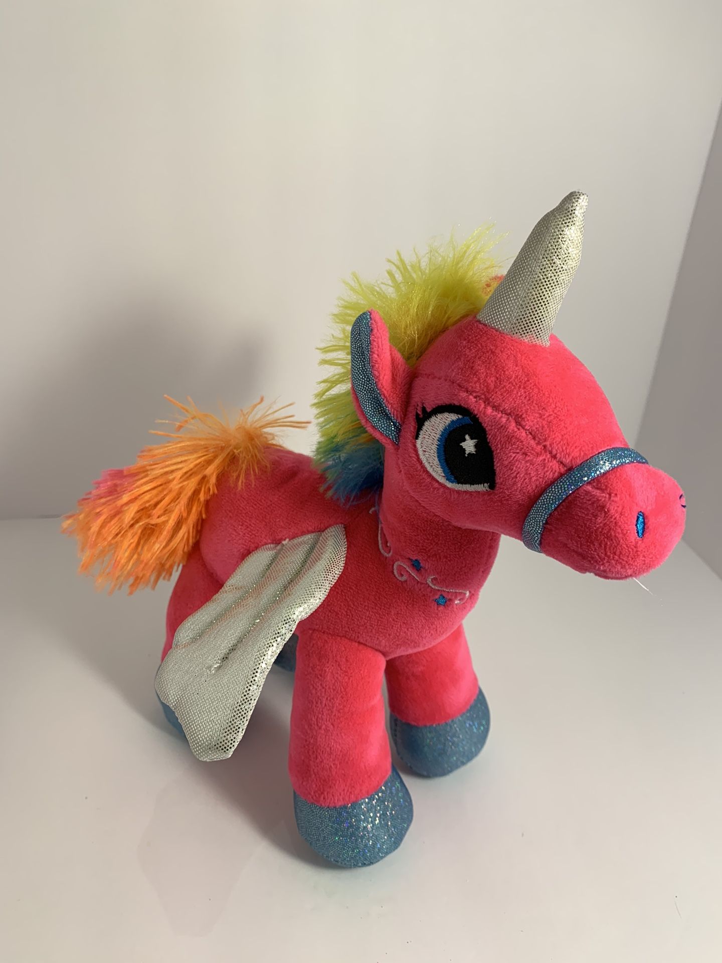 Hot Pink Linzy Toys Unicorn plush toy