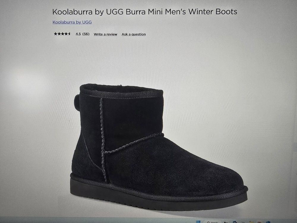 Koolabura by UGG BURA mini men's winter boots Size 9