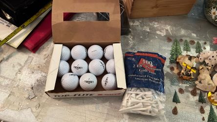 Golf balls and tees