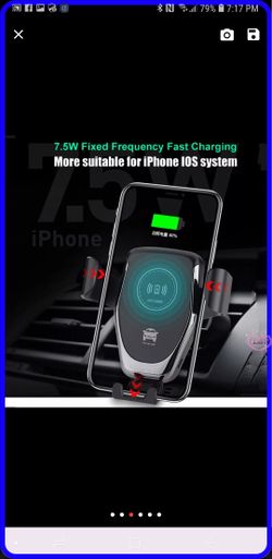 Wireless Fast Charger Car Mount Holde Stand