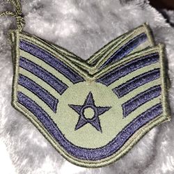 Vintage USAF Staff Sargent Rank Patch 