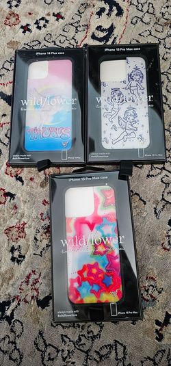Wildflower iPhone 14 Plus and 15 Pro Max Cases