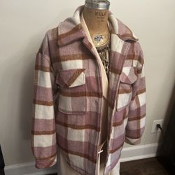 Garage Ladies wool Plaid Jacket 