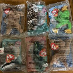 Ty McDonalds Teenie Beanie Babies Plush Toy Lot 