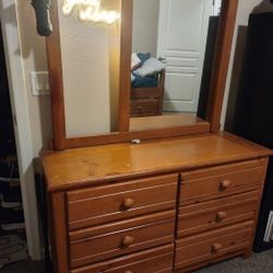 Solid Wood Twin Bed Set