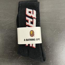 Bape Cyber Logo Socks