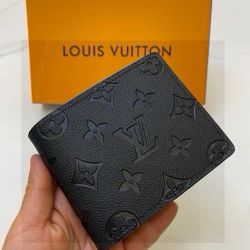 Louis Vuitton Black LV Monogram Wallet – Luxury Designer Wallet