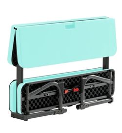 Your Zone Folding Kid's Picnic Activity Table for Ages 3-8, Teal