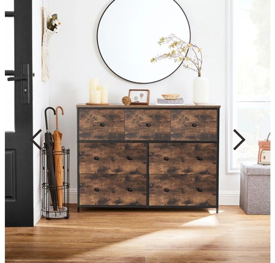 7 FABRIC DRAWER ORGANIZER DRESSER