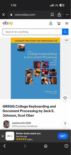 Aprender a usar teclado sin mirar. Gregg College Keyboarding & Document Processing Textbook