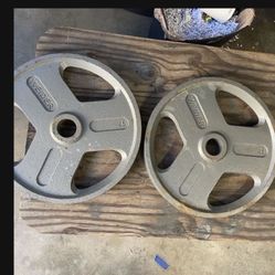 Olympic Weight Plates.           80 Dollars 