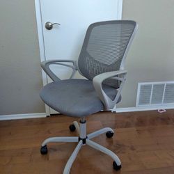  Gray Mesh Ergonomic Office Chair – White/Gray Frame 