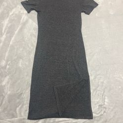 Wilfred Gray Midi Dress with Timeless Elegance