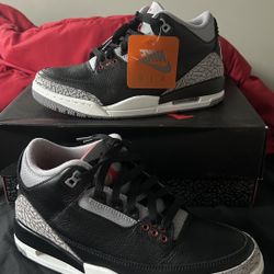 Jordan 3 black cement 2024