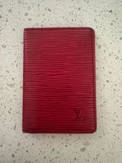 Vintage Red Card Holder