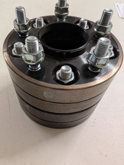 Wheel spacers 1" 5X110 bolt pattern and 65.1mm center bore
