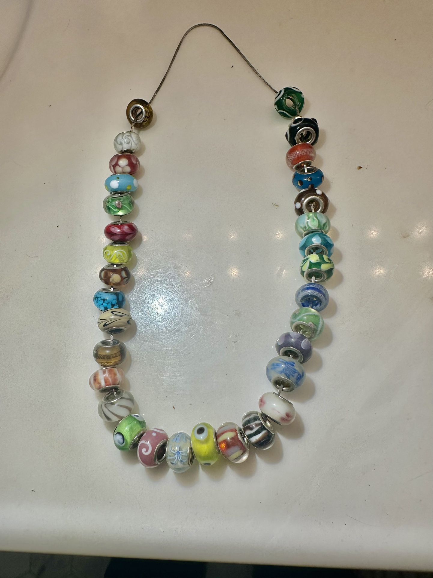 Murano Glass Necklace Vintage 