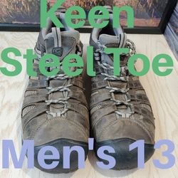 Keen Steel Toe Men's Size 13 Shoes 