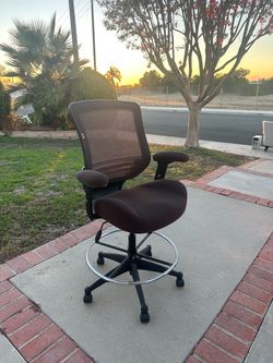 BOLISS 400 lb Capacity Mid-Back Ergonomic Mesh Drafting Chair/Office Chair