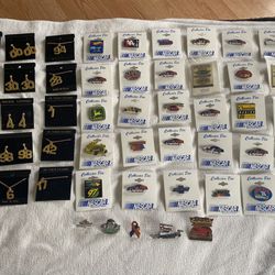 Lot Of Nascar Pins And Jewelry 
