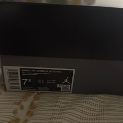 Jordan 10 Retro  New 7.5