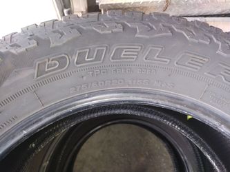 275/60 R 20"  M+S Tires