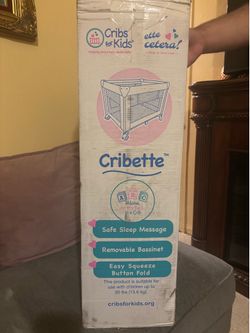 Cribette Portable Playpen w/ Removable Bassinet – New in Box