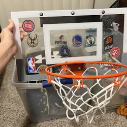 Basketball hoop to hang on door
