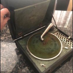 Vintage Antique Phonograph Portable SELL AS IS