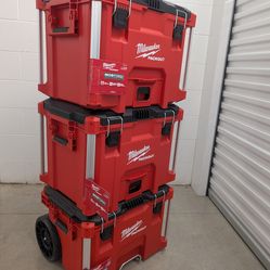 Milwaukee PACKOUT 3-Piece Rolling Stack Combo