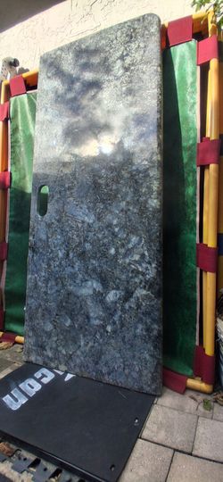 Beautiful 😍 61.5 x 25.5 Polished Finished Granite island top kitchen bathroom countertop rounded