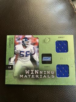 Lawrence Taylor winning materials 42/149