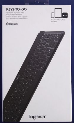 Logitech Keys-To-Go Bluetooth Ultra Slim Keyboard For Apple Devices Brand New