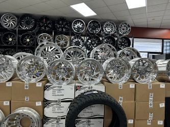 NEW WHEELS AND TIRES