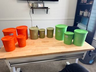 Vintage Tupperware Canisters