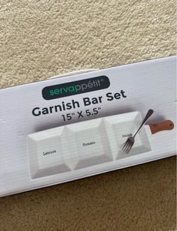 Garnish Bar Set Servappetit 15” by 5.5”